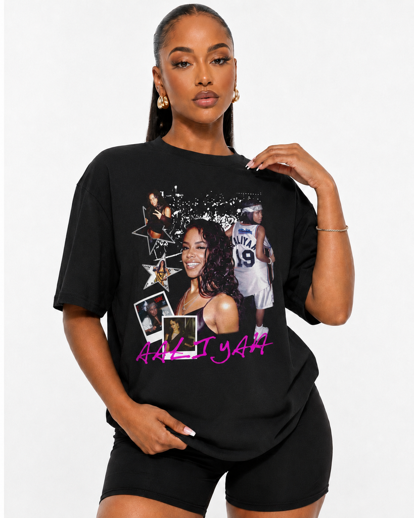 Aaliyah 90s R&B Throwback T-Shirt | Retrospect90s00s